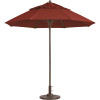 Windmaster 9 ft. Aluminum Push-Up Market Umbrella in Terra Cotta