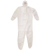 TRIMACO SuperTuff White Heavy Duty Painter's Coverall with Hood M - Bulk Pack 25/cs