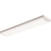 Lithonia Lighting Contractor Select 4 ft. 5000 Lumens Integrated LED Dimmable White Wraparound Light Fixture, 4000K