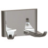 ASI Wall Mounted Double J-Hook Robe in Chrome Plated Zamak