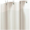ASI 72 in. L x 72 in. W 8-Gauge White Vinyl Shower Curtain