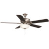 Hampton Bay Rothley II 52 in. LED Brushed Nickel Ceiling Fan with Light Kit