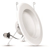 Feit Electric 5/6 in. White Integrated LED Recessed Trim Bright White 3000K Retrofit (36-Pack)