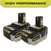 RYOBI ONE+ 18V HIGH PERFORMANCE Lithium-Ion 4.0 Ah Battery (2-Pack)