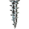 WALLDRILLER #8L Zinc Anchors with Screws (pack 100)