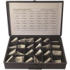 Square Drive Pan Head Sheet Metal Screw Kit Zinc Plated Assortment in Metal Tray (600-Pieces)