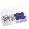 #6-#8 Conical Plastic Anchor Kit in Plastic Case (100 Anchors, 100 Screws & 1 Drill Bit)