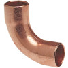 NIBCO 1/4 in. Copper Pressure Cup x Cup 90 Degree Long Radius Elbow Fitting