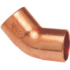NIBCO 1/2 in. Copper Pressure FTG x Cup 45 Degree Elbow Fitting