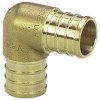 1 in. x 1 in. Zero Lead Brass 90 Deg. Crimp Elbow