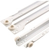 Prime-Line 19-3/4 in. White, Steel Drawer Track Guide Slide Kit (1-set)