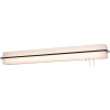 AFX Apex 50 in. 68-Watt Integrated LED Expresso/Linen White Overbed Fixture