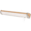 AFX Ideal 4 ft. 46-Watt Integrated LED Light Oak Overbed Fixture AFX Ideal 4 ft. 46-Watt Integrated LED Light Oak Overbed Fixture