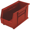 QUANTUM STORAGE SYSTEMS Ultra-Series 5 Gal. Stack and Hang Storage Tote in Red (12-Pack)