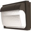 Contractor Select TWX2 250-Watt Equivalent Integrated LED Dark Bronze Wall Pack Light, Adjustable Lumen Output 5000K