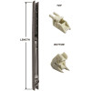 17 in. L x 9/16 in. W x 5/8 in. D Window Channel Balance 1620 with Top and Bottom End Brackets Attached (4-Pack)