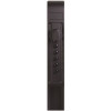 51-1/4 in. File Guard Black Lexan Pushbutton Access Pushbutton Cabinet Lock Set, File, Thumbturn Knob, Keyless