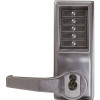 Kaba Simplex L1000 Series 2-3/4 in. BS Corbin LFIC Housing US26D LH Grade 1 Cylindrical Pushbutton Lockset ADA Lever