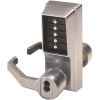 Kaba Simplex L1000 Series 2-3/4 in. BS Sargent LFIC Housing US26D LH Grade 1 Cylindrical Pushbutton Lockset ADA Lever