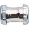 Dearborn Brass 1-1/4 in. x 2 in. 20-Gauge Chrome-Plated Brass Double Slip-Joint Compression Coupling