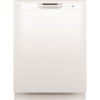 GE 24 in. White Front Control Built-In Tall Tub Dishwasher with 60 dBA