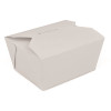 #3 White Paper Food Box 7-3/4 x 5-1/2 x 2-1/2" (200 per case)