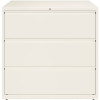 Hirsh HL10000 White 42 in. Wide 3-Drawer Lateral File Cabinet