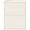 Hirsh HL10000 White 42 in. Wide 4-Drawer Lateral File Cabinet