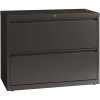 Hirsh 36 in. W Charcoal 2-Drawer Lateral File Cabinet