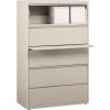 Hirsh 36 in. W x 68 in. H x 19 in. D 3-Shelves Welded Steel Freestanding Cabinet in Light Gray