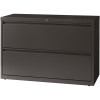 Hirsh 42 in. W x 28 in. H x 19 in. D 5 Shelves Steel Janitorial Freestanding Cabinet in Charcoal