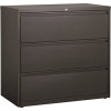 Hirsh 42 in. W Black 3-Drawer Lateral File Cabinet Hirsh 42 in. W Black 3-Drawer Lateral File Cabinet