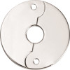 OATEY 3/8 in. Chrome-Plated Steel Iron Pipe Size Split Flange Escutcheon Plate