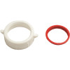 OATEY 1-1/4 in. Sink Drain Pipe Plastic Slip-Joint Nut with Rubber Reducing Washers