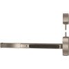 SARGENT 80 Series Stainless Steel, LHR Less Bottom Rod Fire Rated Surface Vertical Rod Exit Device, Exit Only