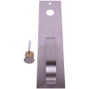 SARGENT 700 Series Exit Trim, PSB Pull, for use with 80 Series Exit Device, Night Latch, Stainless Steel, Less Cylinder