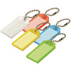 Lucky Line Products Key Tag with Ball Chain in Assorted Colors (Pack of 100)