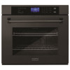 30 in. Professional Electric Single Wall Oven with Self Clean and True Convection in Black Stainless Steel