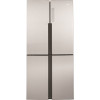 Haier 16.8 cu. ft. Quad French Door Freezer Refrigerator in Fingerprint Resistant Stainless Steel