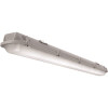 Lithonia Lighting Contractor Select CSVT 8 ft. 128-Watt Equivalent Integrated LED Gray Strip Light Fixture, 4000K