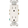 Leviton Decora 15 Amp Tamper-Resistant Duplex Outlet, White