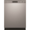 GE 24 in. Stainless Steel Front Control Built-In Tall Tub Dishwasher with Dry Boost, Steam Cleaning, and 52 dBA