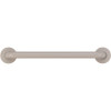 Ponte Giulio USA 16 in. Contractor Antimicrobial Vinyl Coated Grab Bar in Light Gray