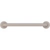 Ponte Giulio USA 18 in. Contractor Antimicrobial Vinyl Coated Grab Bar in Light Gray