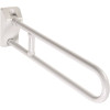 Ponte Giulio USA 33 in. Antimicrobial Vinyl Coated Folding Grab Bar in White