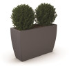 Mayne Kobi Trough Graphite Grey Polyethylene Planter