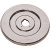 MOEN Chateau 7 in. Metal Escutcheon for Single-Handle Tub and Shower Valves in Chrome