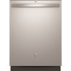 GE 24 in. Stainless Steel Top Control Smart Built-In Tall Tub Dishwasher with Plastic Tub, Steam Clean, and 50 dBA