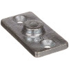 Empire Industries 3/8 in. Electro-Galvanized Ceiling Plate for Pipe Hangers