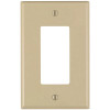 Leviton 1-Gang Ivory Decorator/Rocker Wall Plate